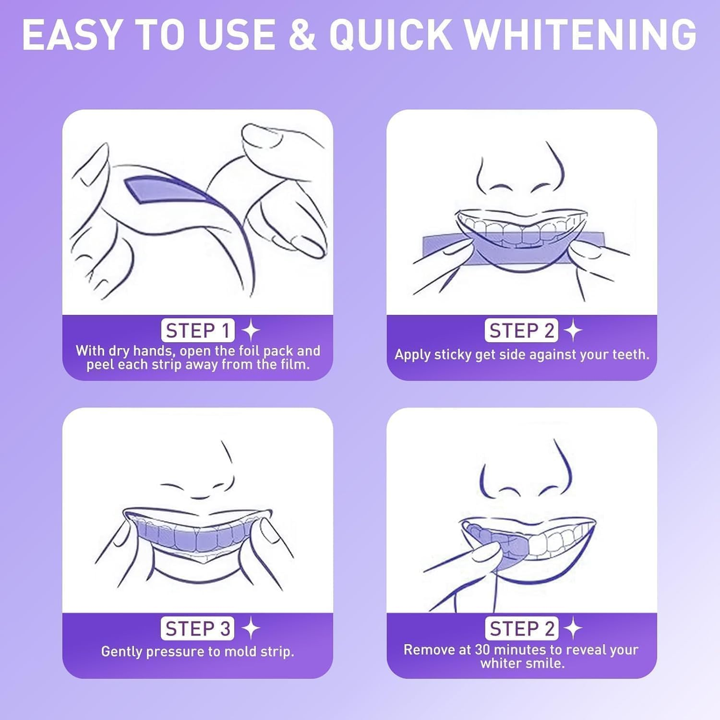 V36 Whitening Strips – Professional Teeth Whitening at Home