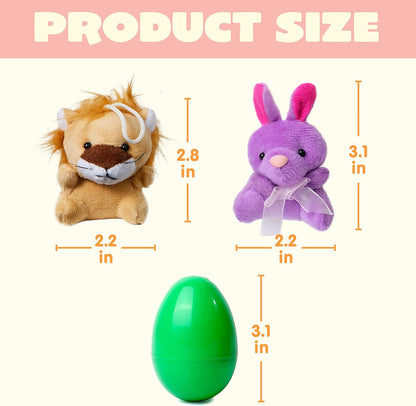 🐣Prefilled Easter Eggs, Filled with Plush Animal Toys
