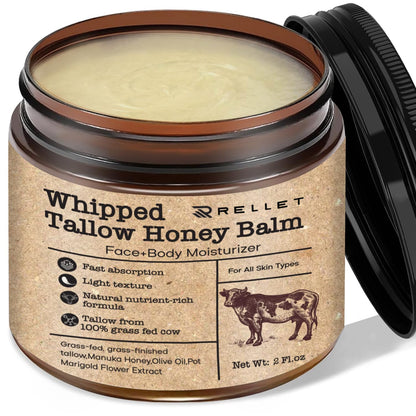 🐂Natural Handmade Beef and Honey Moisturizer