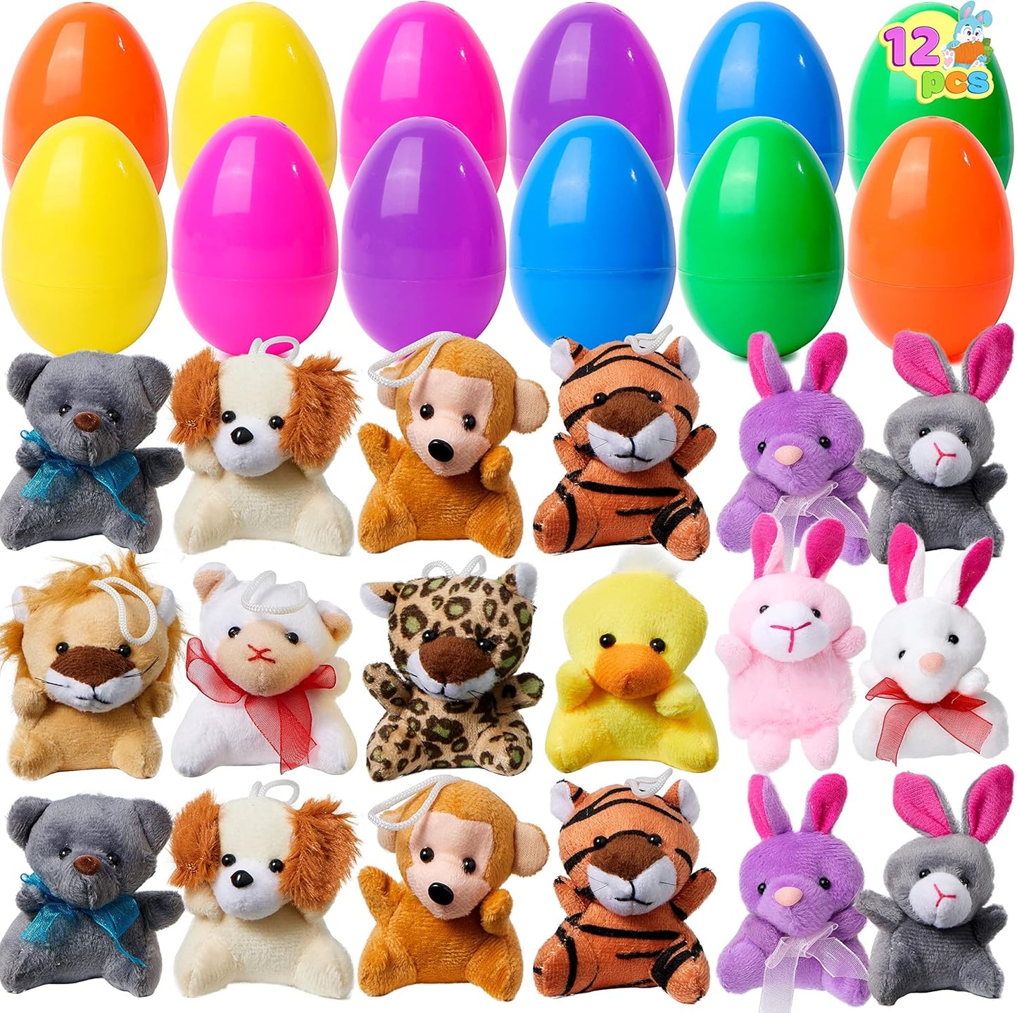 🐣Prefilled Easter Eggs, Filled with Plush Animal Toys