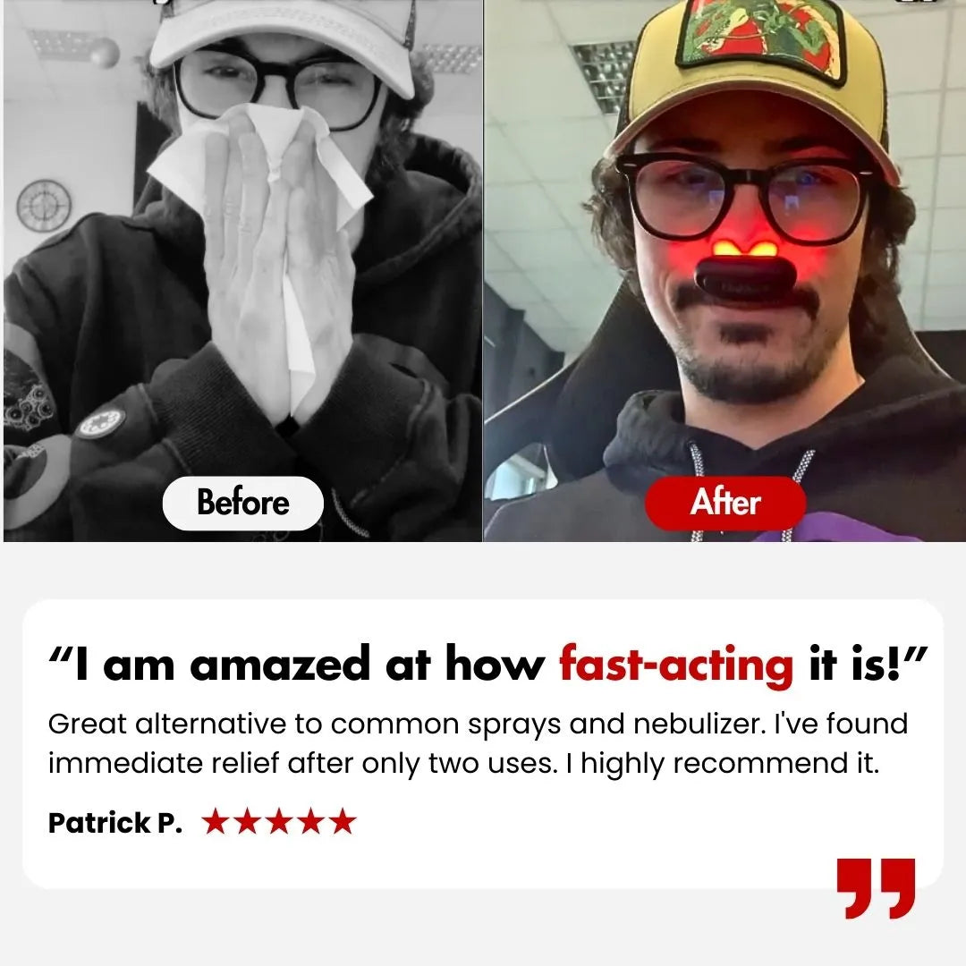 NoMoreColds-10-Minute Red Light Therapy for Cold & Sinus Relief