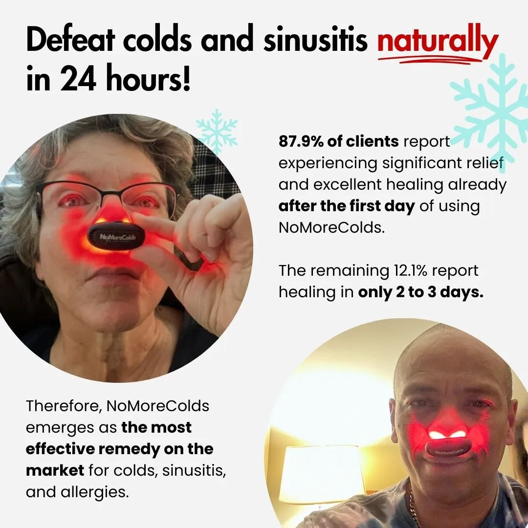 NoMoreColds-10-Minute Red Light Therapy for Cold & Sinus Relief