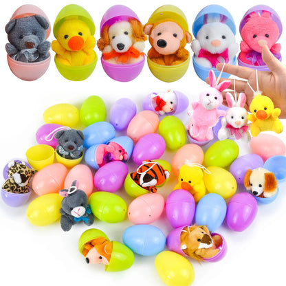 🐣Prefilled Easter Eggs, Filled with Plush Animal Toys