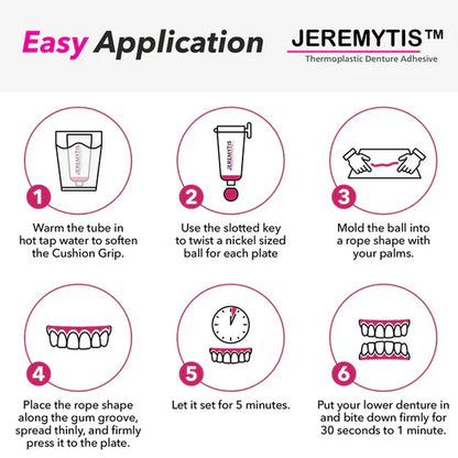 JEREMYTIS™Thermoplastic Denture Adhesive