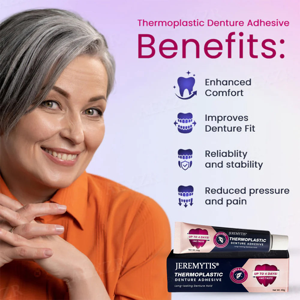JEREMYTIS™ Thermoplastic Denture Adhesive
